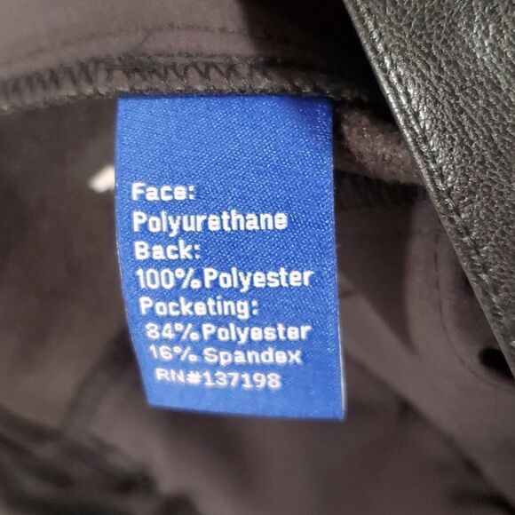 NEW‎ NWT Women's Apt. 9® + Cara Santana Faux Leather Cargo Pants Size 14 - Picture 10 of 11